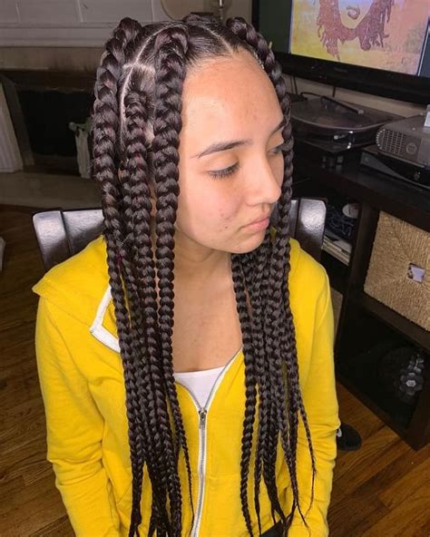 mexican with box braids|10 Mexican Braids Hairstyles Trending in 2024